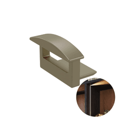 Ponteira Champanhe Claro Para Perfiled Pe-460 - 10 Peças