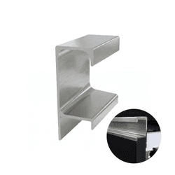 Perfil Pux Inox Peg Baixa 15mm Dmt 0131/6m